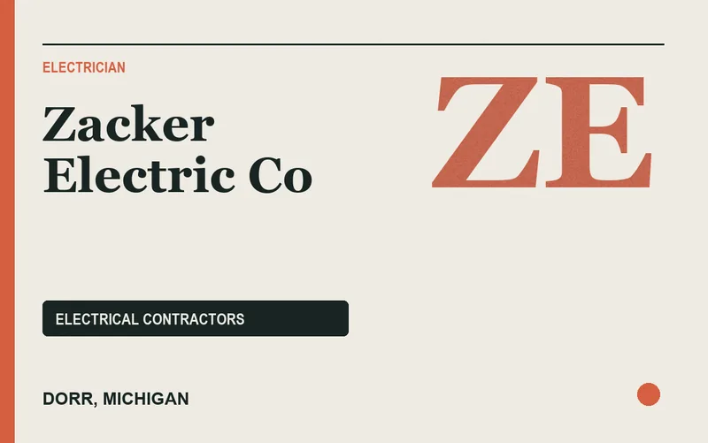 Zacker Electric Co in Dorr, Michigan