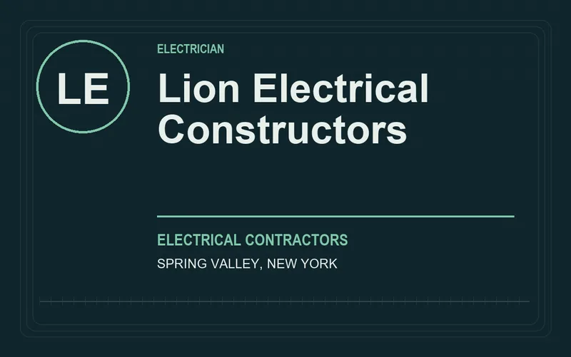 Lion Electrical Constructors in Spring Valley, New York