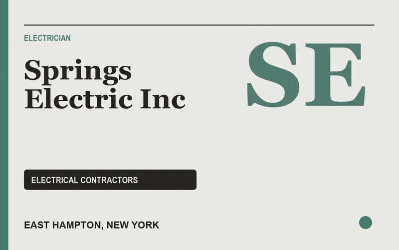 Springs Electric Inc in East Hampton, New York