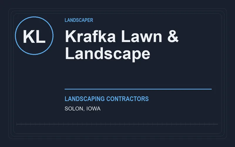 Krafka Lawn & Landscape in Solon, Iowa