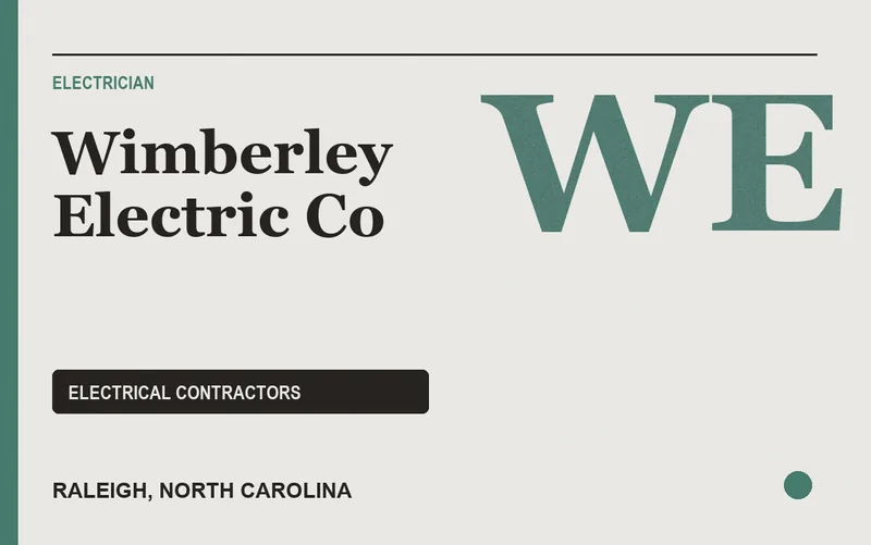 Wimberley Electric Co in Raleigh, North Carolina