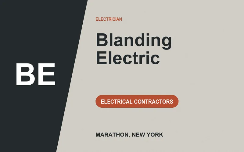 Blanding Electric in Marathon, New York