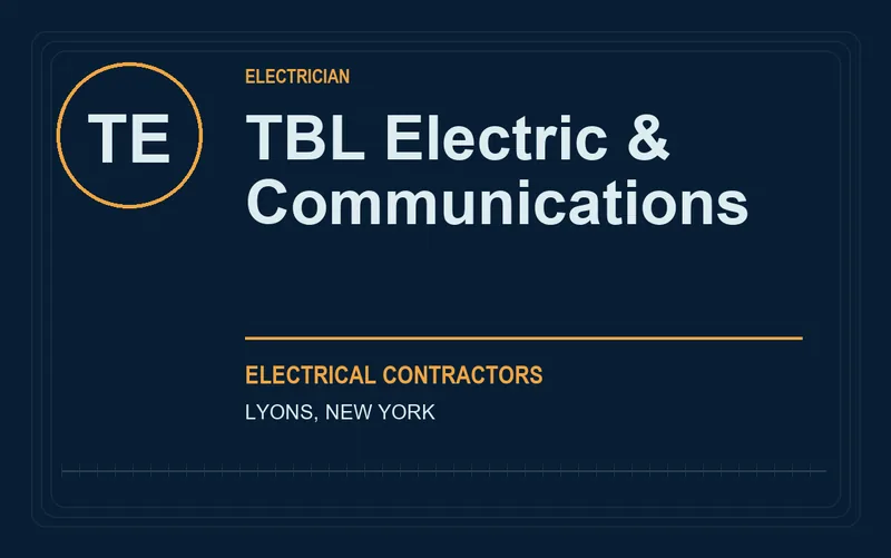 TBL Electric & Communications in Lyons, New York