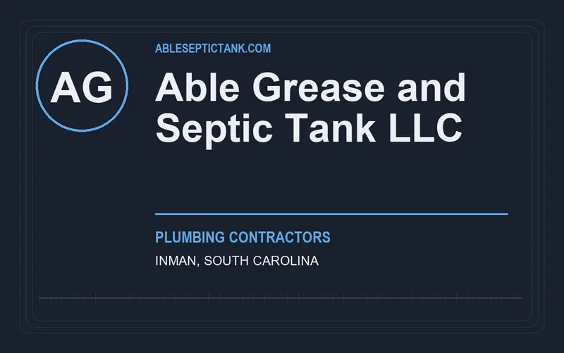 Able Grease and Septic Tank LLC in Inman, South Carolina