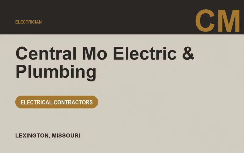 Central Mo Electric & Plumbing in Lexington, Missouri