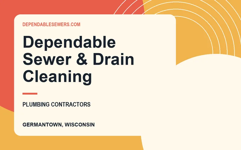 Dependable Sewer & Drain Cleaning in Germantown, Wisconsin