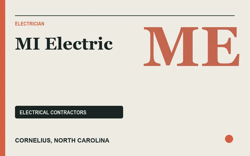 MI Electric in Cornelius, North Carolina