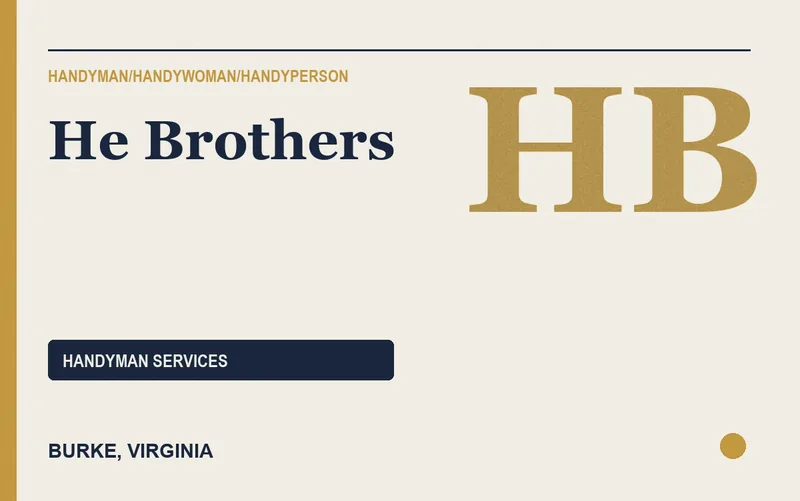 He Brothers in Burke, Virginia