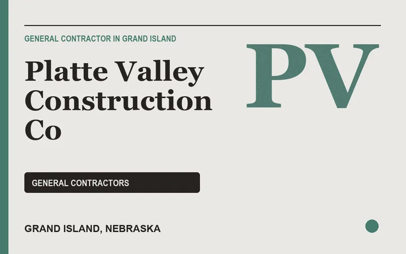 Platte Valley Construction Co in Grand Island, Nebraska