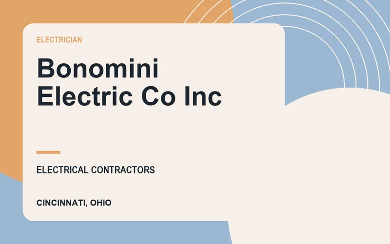 Bonomini Electric Co Inc in Cincinnati, Ohio