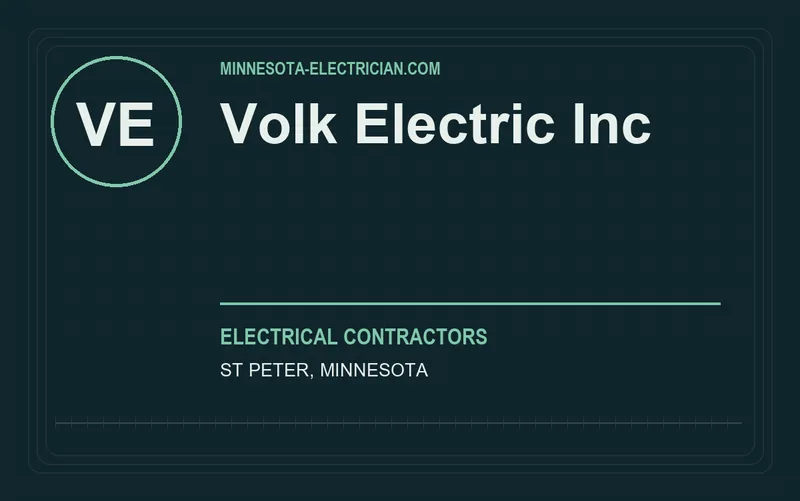 Volk Electric Inc in St Peter, Minnesota