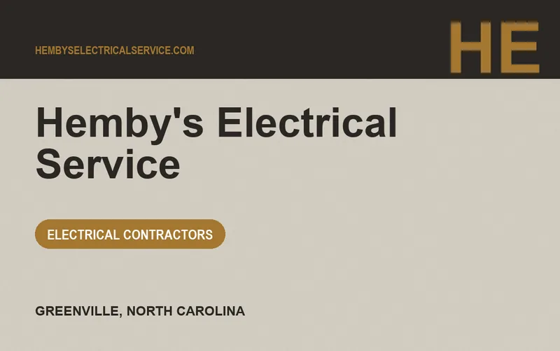 Hemby's Electrical Service in Greenville, North Carolina
