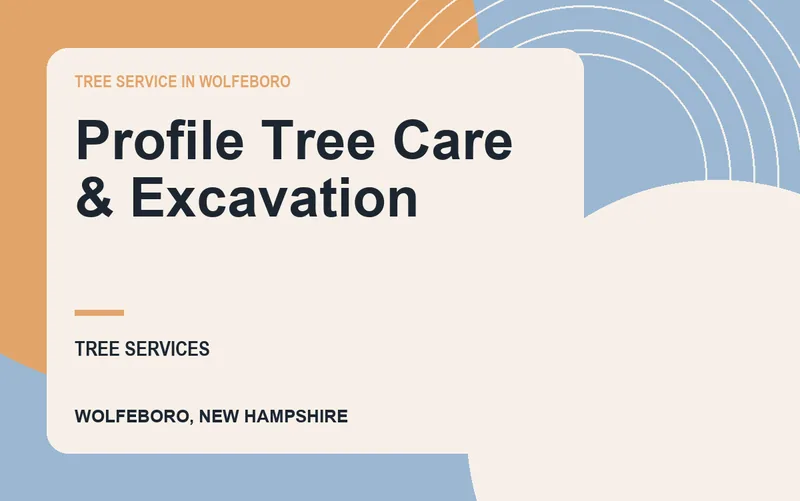 Profile Tree Care & Excavation in Wolfeboro, New Hampshire