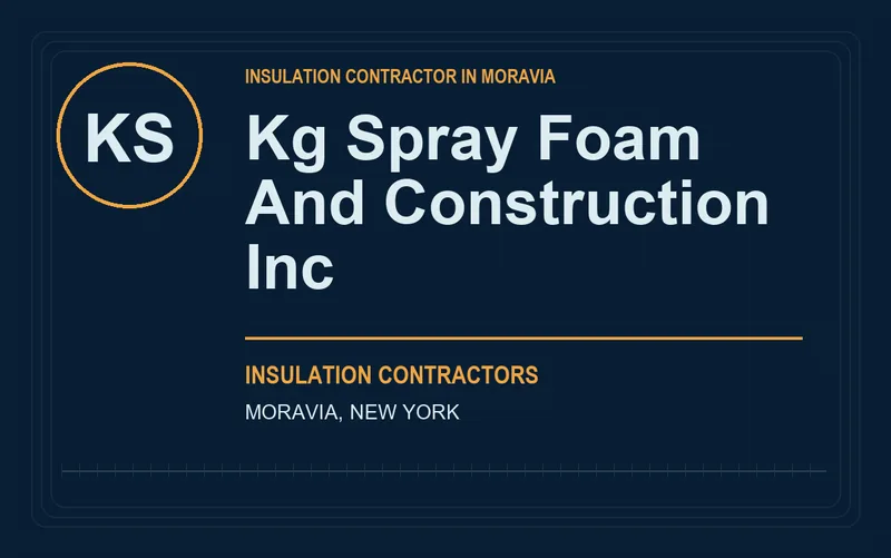 KG SPRAY FOAM AND CONSTRUCTION INC in Moravia, New York