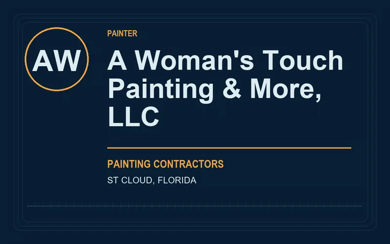 A Woman's Touch Painting & More, LLC in St Cloud, Florida