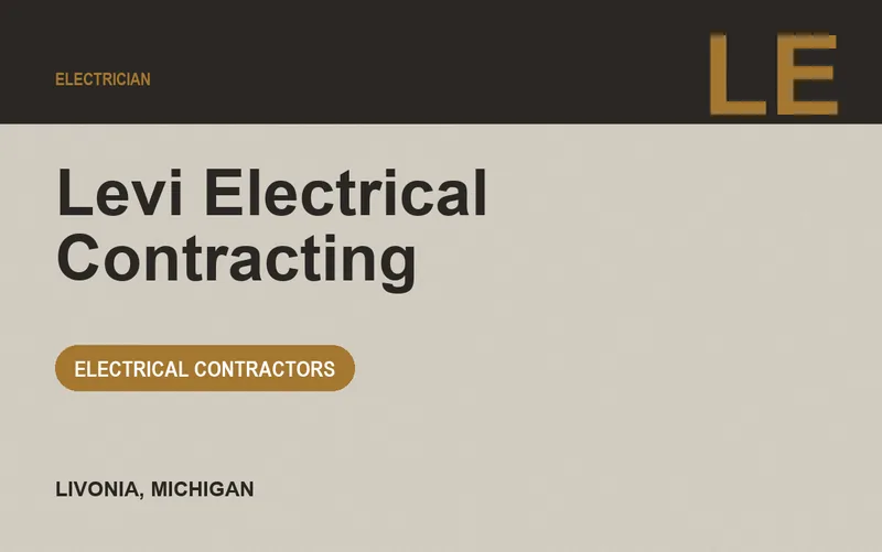 Levi Electrical Contracting in Livonia, Michigan