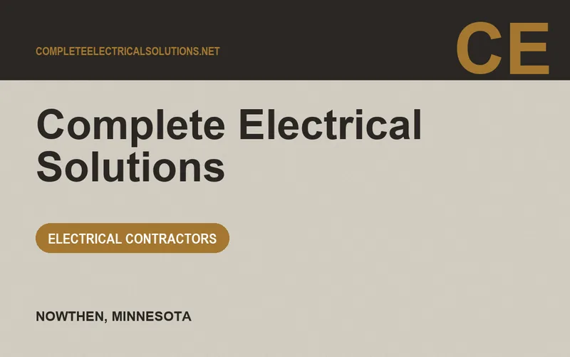 Complete Electrical Solutions in Nowthen, Minnesota