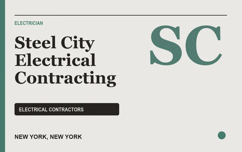 Steel City Electrical Contracting in New York, New York