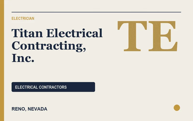 Titan Electrical Contracting, Inc. in Reno, Nevada