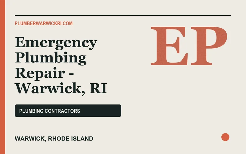 Emergency Plumbing Repair - Warwick, RI in Warwick, Rhode Island