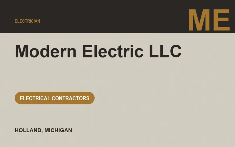 Modern Electric Llc in Holland, Michigan