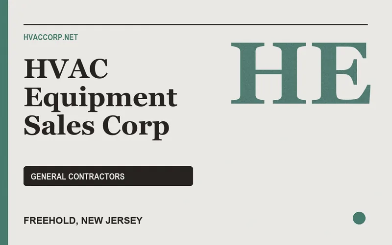 HVAC Equipment Sales Corp in Freehold, New Jersey