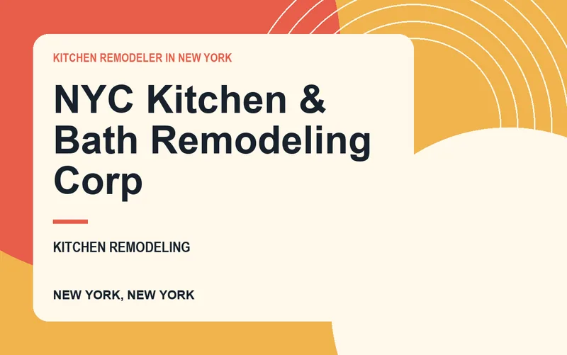 NYC Kitchen & Bath Remodeling Corp in New York, New York