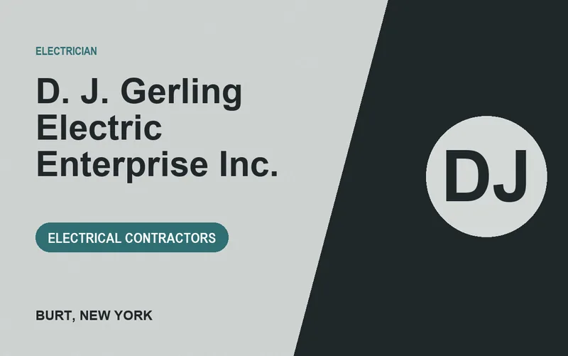 D. J. Gerling Electric Enterprise Inc. in Burt, New York