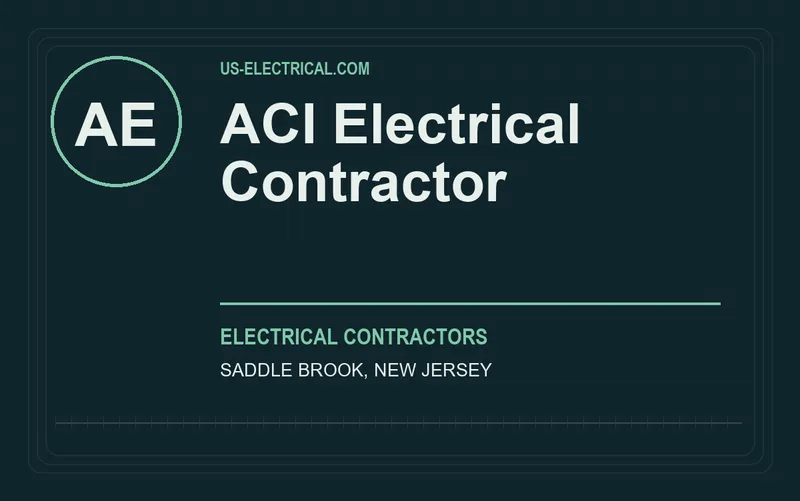 ACI Electrical Contractor in Saddle Brook, New Jersey
