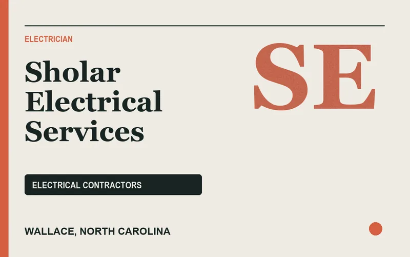 Sholar Electrical Services in Wallace, North Carolina