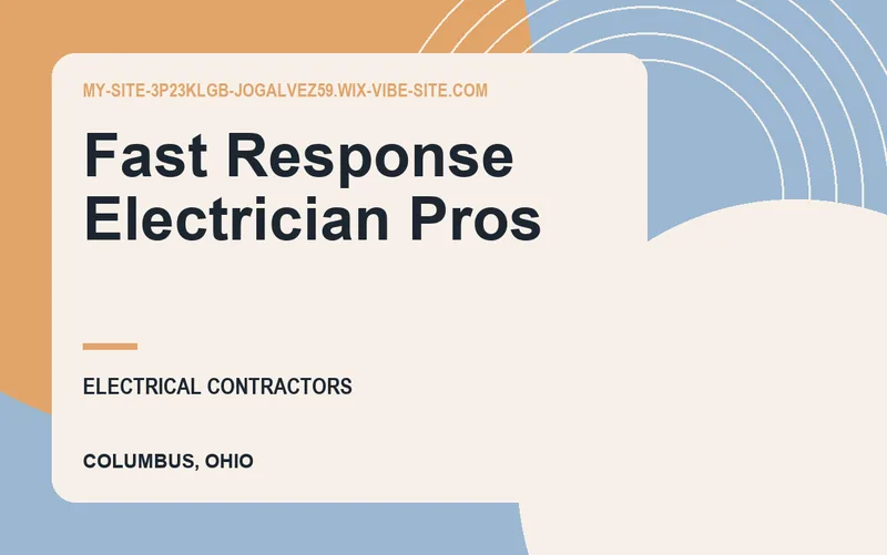 Fast Response Electrician Pros in Columbus, Ohio