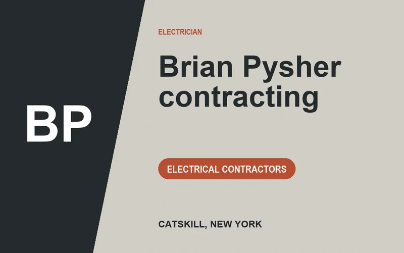 Brian Pysher contracting in Catskill, New York