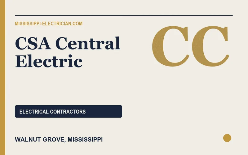 CSA Central Electric in Walnut Grove, Mississippi