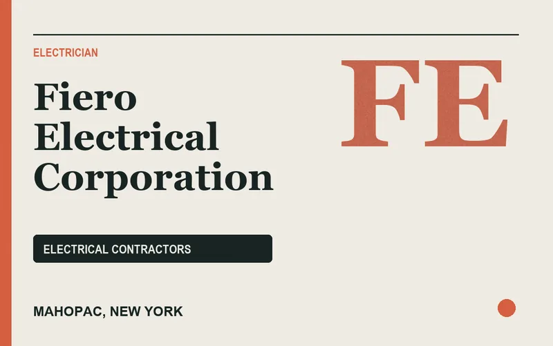 Fiero Electrical Corporation in Mahopac, New York