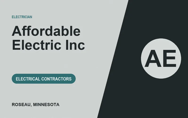 Affordable Electric Inc in Roseau, Minnesota