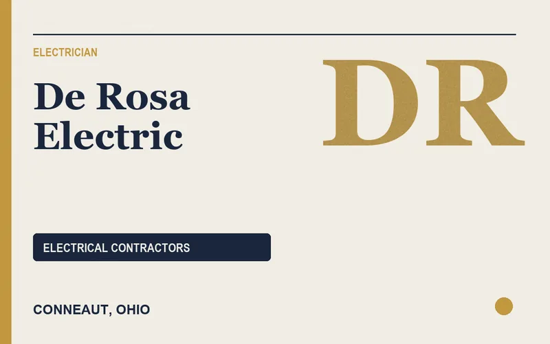 De Rosa Electric in Conneaut, Ohio