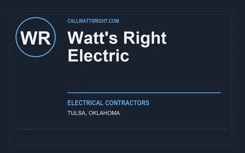 Watt's Right Electric in Tulsa, Oklahoma