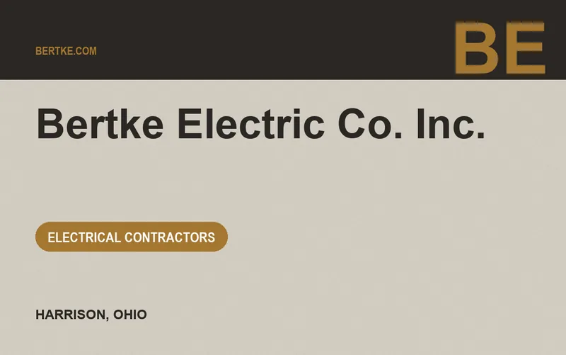 Bertke Electric Co. Inc. in Harrison, Ohio