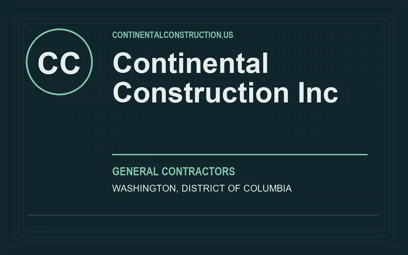 Continental Construction Inc in Washington, District of Columbia
