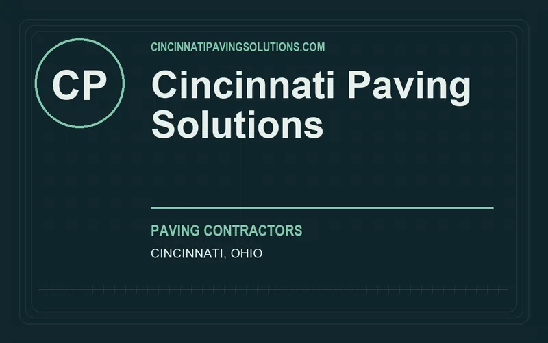 Cincinnati Paving Solutions in Cincinnati, Ohio