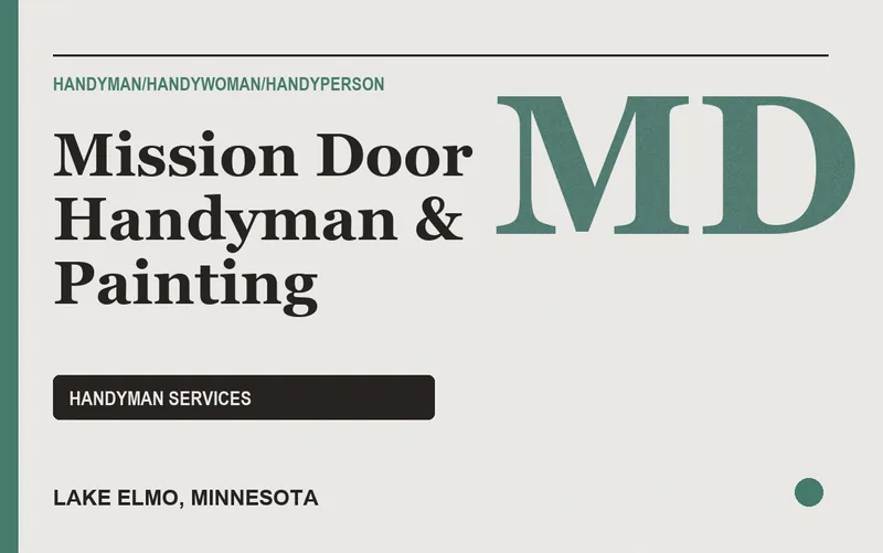 Mission Door Handyman & Painting in Lake Elmo, Minnesota