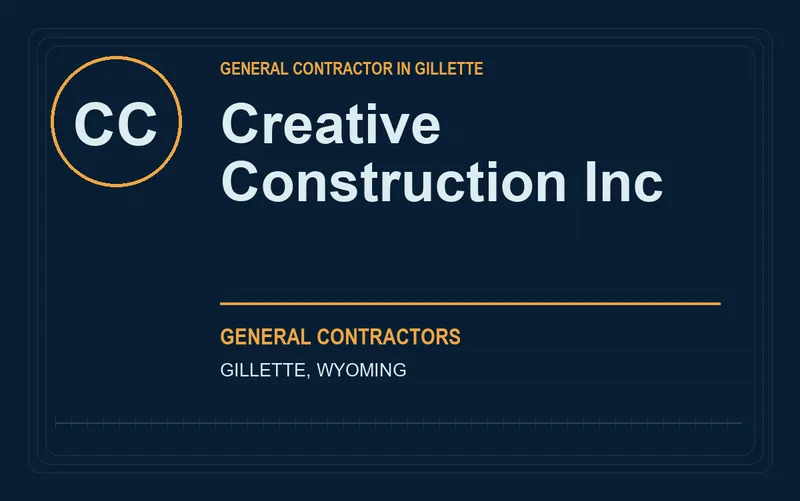 Creative Construction Inc in Gillette, Wyoming