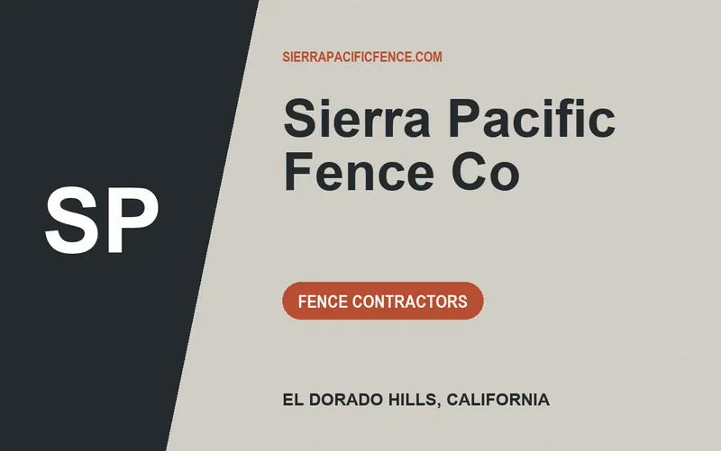 Sierra Pacific Fence Co in El Dorado Hills, California