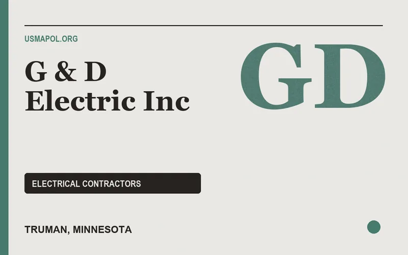 G & D Electric Inc in Truman, Minnesota