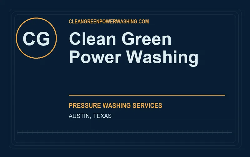 Clean Green Power Washing in Austin, Texas
