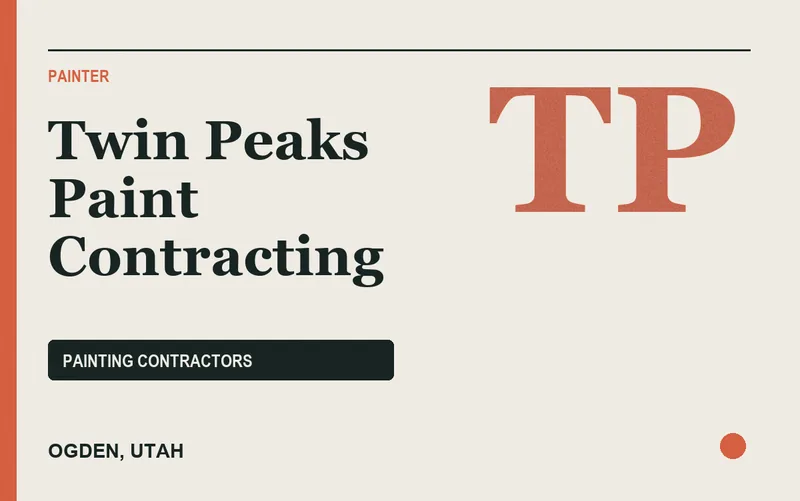 Twin Peaks Paint Contracting in Ogden, Utah