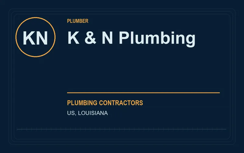 K & N Plumbing in US, Louisiana