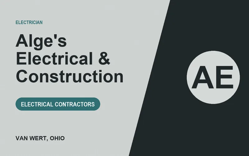Alge's Electrical & Construction in Van Wert, Ohio