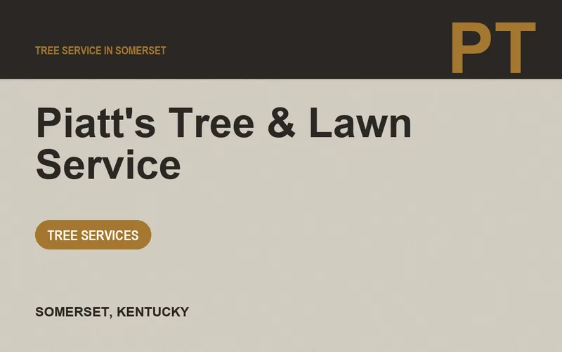 Piatt's Tree & Lawn Service in Somerset, Kentucky
