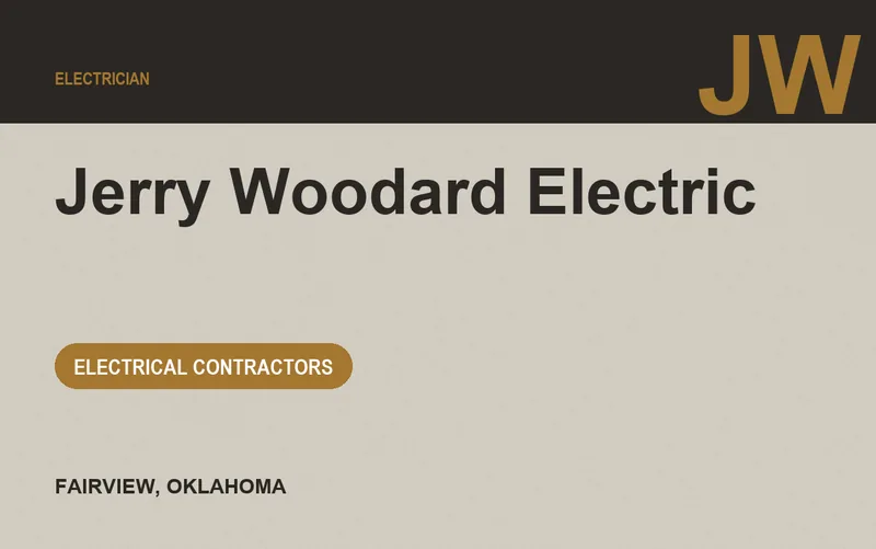 Jerry Woodard Electric in Fairview, Oklahoma